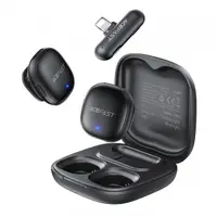 Lavaliera Acefast R1, Lightning, Set 2 bucati, Neagra