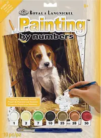 Pictură pe numere cu vopsele acrilice Royal Junior - Beagle