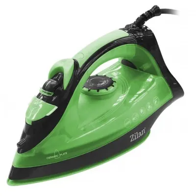 Fier de Calcat, Functie Autocuratare, Talpa Ceramica, Calcare cu Aburi si Uscata, Putere 2200W, Verde