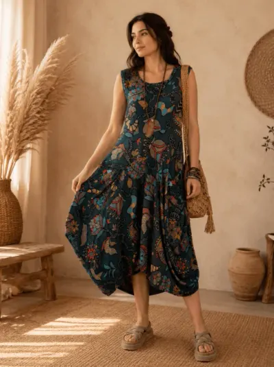 Rochie lunga de vara Aziza
