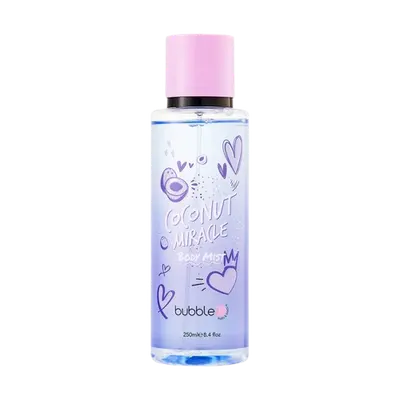 Body Mist cu parfum de cocos, 250ml, Bubble T