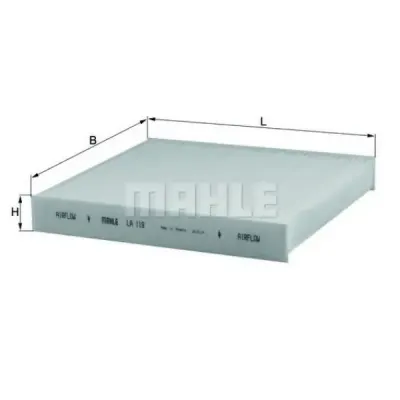 Filtru, aer habitaclu MAHLE ORIGINAL LA 119