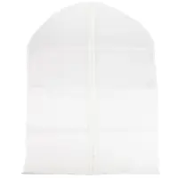 Huse plastic groase cu fermoar pentru haine - alb mat - 60x120cm - Default Title