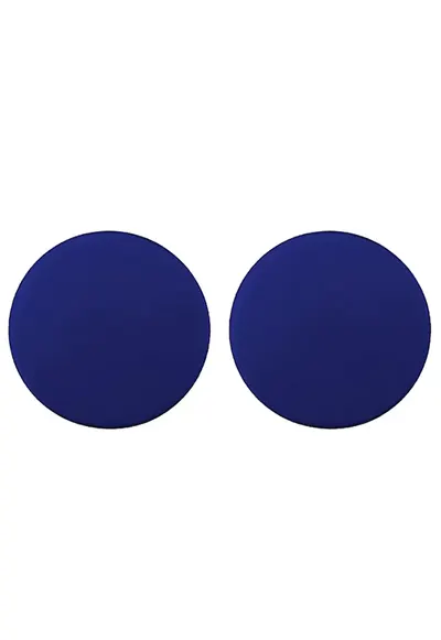 Cercei rotunzi 4387 - Bleumarin