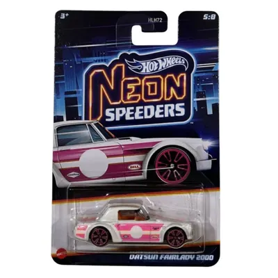 Masinuta metalica, Hot Wheels, Neon Speeders, Datsun Fairlady 2000, JCB04