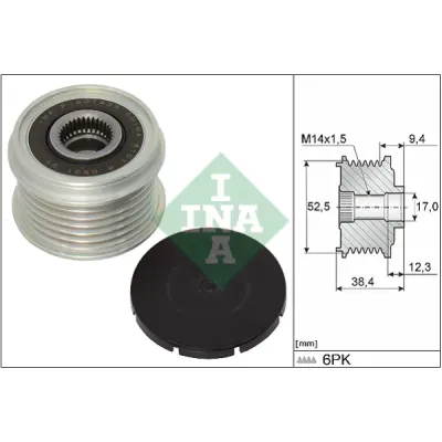 Sistem roata libera, generator INA 535 0329 10
