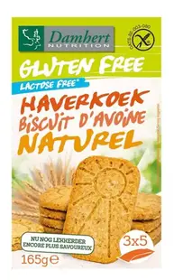 Biscuiți fără gluten din ovăz, 165 g, Damhert