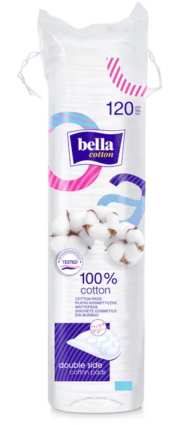 Bella Discuri cosmetice rotunde, 120 buc.