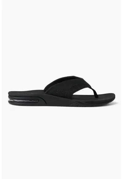Papuci flip-flop din material textil Fanning - Negru