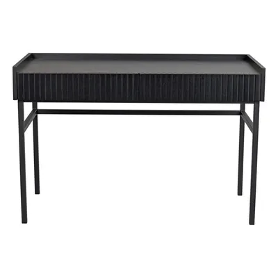 Birou cu blat cu aspect de lemn de stejar 120x61 cm Halifax - Rowico