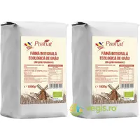 Pachet Faina Integrala de Grau Ecologica/Bio 1kg+1kg