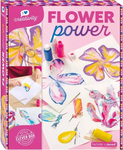 Kit de pictură creativ Janod - Puterea florilor