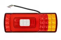 Stop spate stanga dreapta ECOFAB (LED, 10 12 24 30V, cu intermitent, cu far de ceata, lumina de marsarier, cu stop, lumina de parcare, reflector, lungime cablu: 0,3m, fixare orizontala fixare vertical
