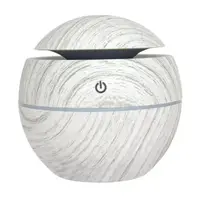 Difuzor Electronic pentru Aromaterapie Rotund Alb, Capacitate 130 ml