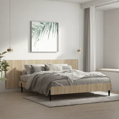 vidaXL Tăblie de pat,perete,stejar Sonoma,240x1,5x80 cm,lemn prelucrat