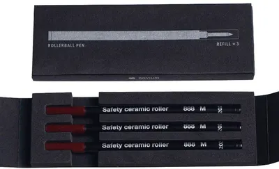 Rezerve pentru roller Novium Hoverpen Future - M, negre, 3 bucăți