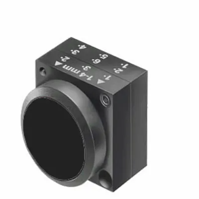 Buton comanda, negru, cu revenire
