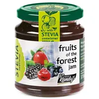 Gem de Fructe de Padure cu Stevie fara Zahar Adaugat 370g