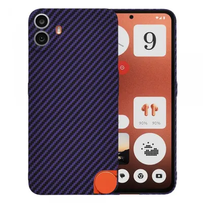 Husa pentru Nothing CMF Phone 1, Techsuit, Carbonite FiberShell, Mov