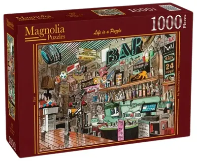 Puzzle Magnolia din 1000 piese - Bar