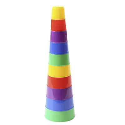 Constructor Polesie Toys - Pyramid, 10 elemente