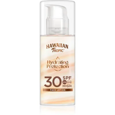Hawaiian Tropic Hydrating Protection Face Lotion crema de soare pentru fata SPF 30 50 ml
