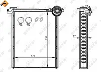Schimbator caldura incalzire habitaclu (cu easy fit elements) CITROEN C3 PICASSO; PEUGEOT 308 CC, 308 I, 308 SW I, RCZ 1.2-2.0D dupa 2007