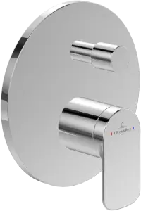 Baterie cada-dus montaj incastrat, crom, VilleroyBoch O.Novo