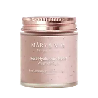 Masca tip wash-off cu extract de trandafir si acid hialuronic, 125g, Mary and May