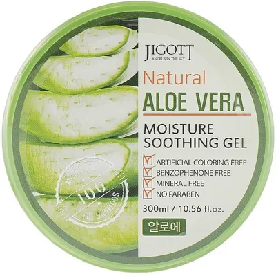 Jigott Natural Gel pentru față și corp Aloe Vera, 300 ml