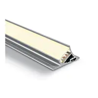 Triangle aluminiu profil ptr.12mm strips+PC opal capac 2m