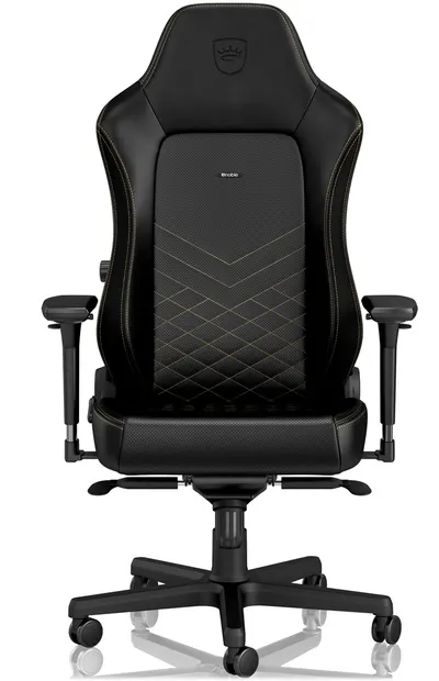 Scaun gaming noblechairs - HERO, negru/auriu