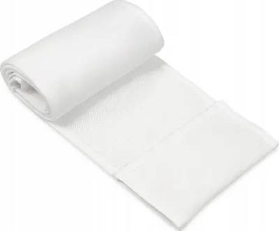 Apărătoare pentru pătuț Baby Matex - Air, 180 x 30 cm, alb