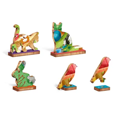 Puzzle 48 piese - Animale de companie