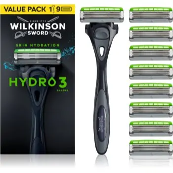 Wilkinson Sword Hydro3 aparat de ras + rezervă 8 bucati