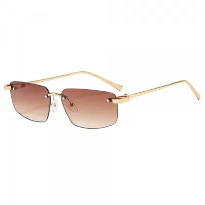 Ochelari De Soare Unisex Techsuit S098, Aurii Maro Deschis