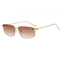 Ochelari De Soare Unisex Techsuit S098, Aurii Maro Deschis