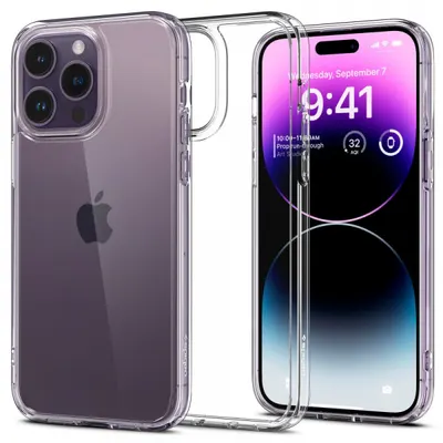Husa pentru Apple iPhone 14 Pro Max, Spigen, Ultra Hybrid, Transparenta ACS04816