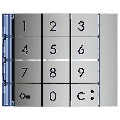 Tastatura metalica pentru post exterior video interfon