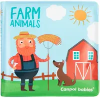 Carte muzicală din cauciuc cu fluier Canpol - Farm