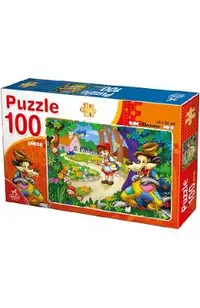 Puzzle 100. Basme: Scufita Rosie