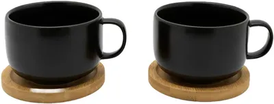 Set de 2 pahare Bredemeijer - Umea, 250 ml, negru