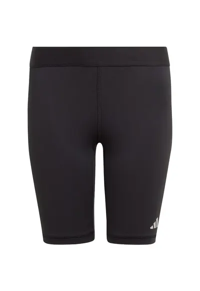 Pantaloni sport copii - Techfit Aeroready - compresivi - negri - poliester reciclat