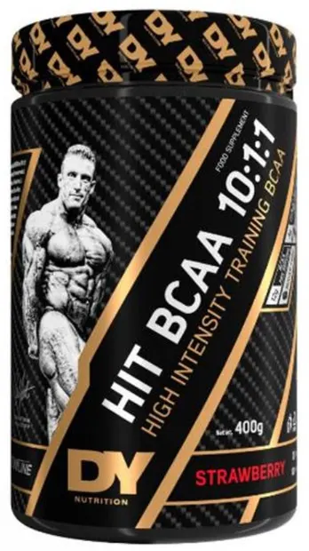 HIT BCAA 10:1:1, căpșună, 400 g, Dorian Yates Nutrition