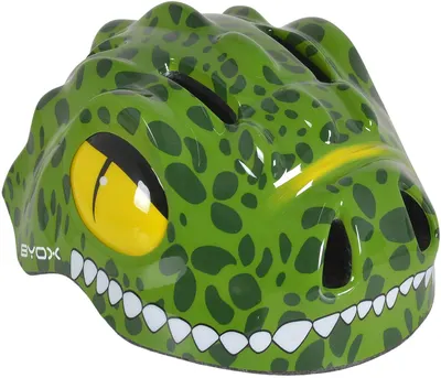 Cască pentru copii Byox - Dino Y27, S, 48-54 cm, verde închis
