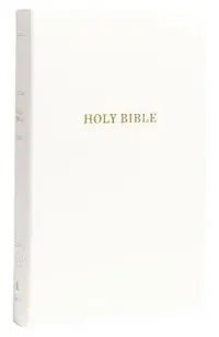 KJV, Gift and Award Bible, Imitation Leather, White, Red Letter Edition