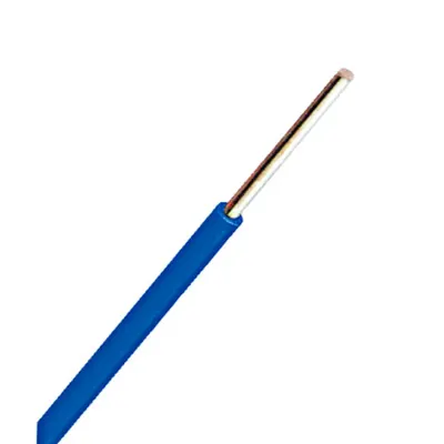Conductor cu izolaţie din PVC H07V-R 25mm² albastru