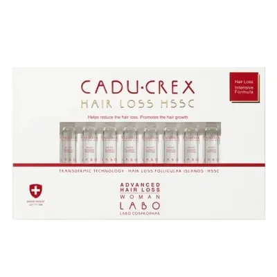 Tratament impotriva caderii avansate a parului pentru femei, 40 fiole, Cadu-Crex