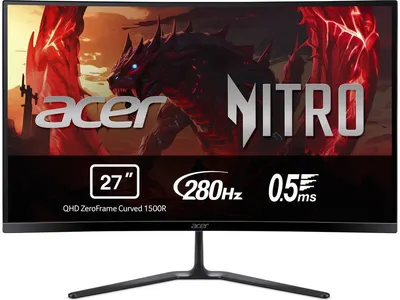 Monitor gaming Acer - Nitro ED270Zbmiipx, 27'', 280Hz, 1ms, Curved