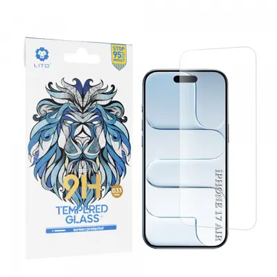 Folie de protectie Ecran Lito Classic pentru Apple iPhone 17 Air, Sticla Securizata, Full Glue, 2.5D